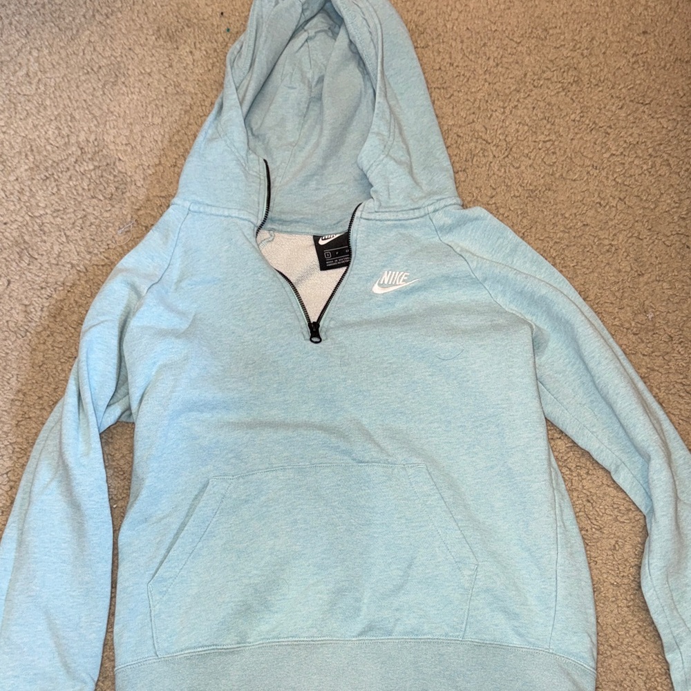 Nike Sky Blue Pullover Hoodie